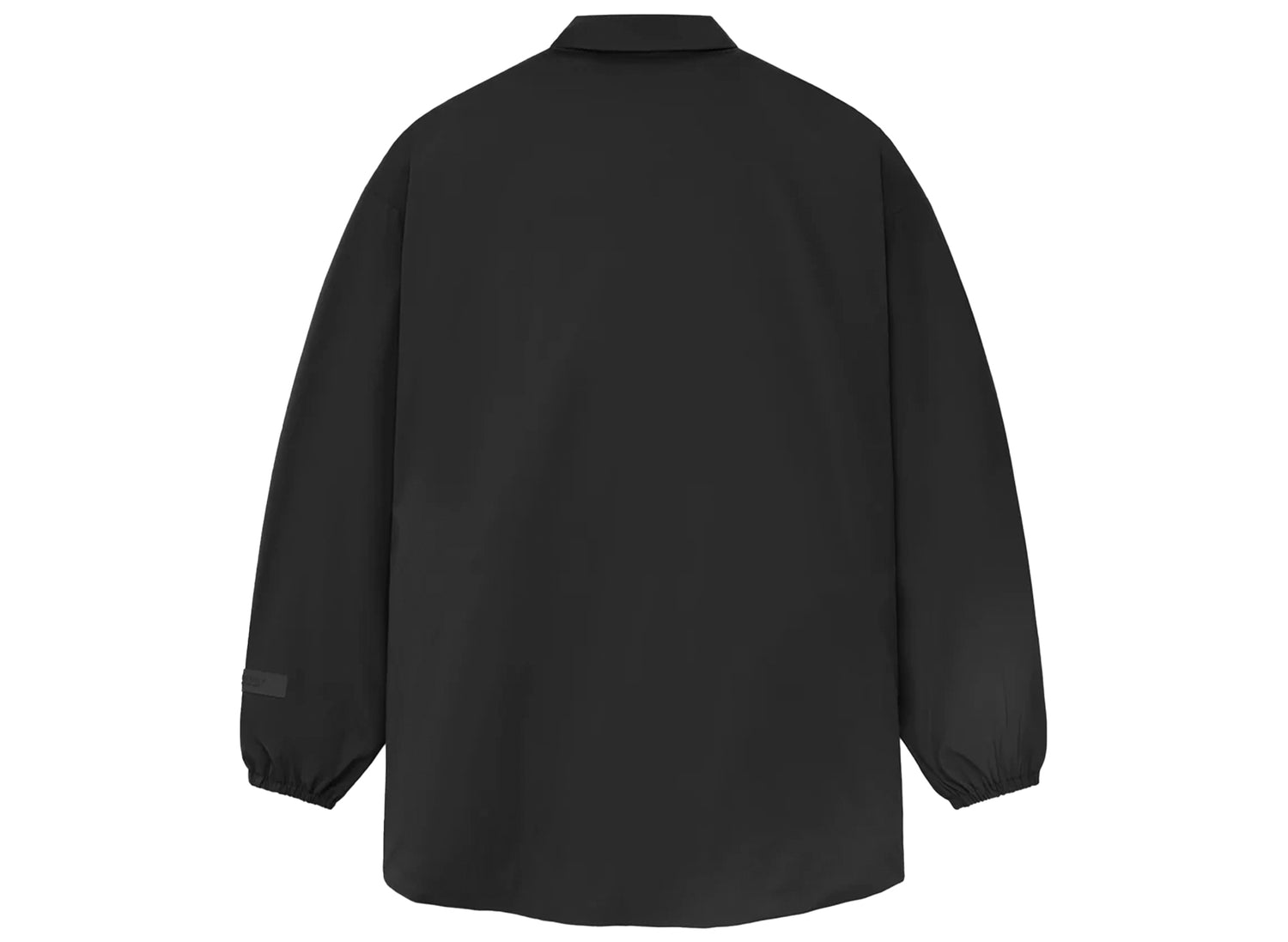Fear of God Essentials Nylon Overshirt in Black - view 2