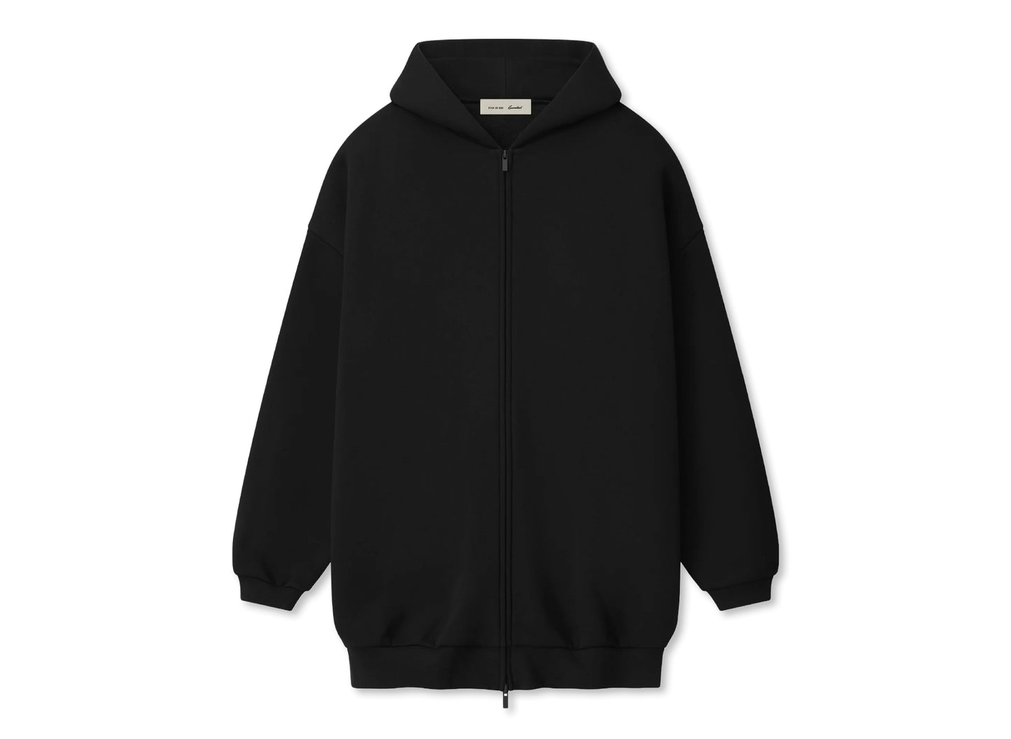 Fear of God Essentials Property Lounge Long Zip Hoodie 'Black'