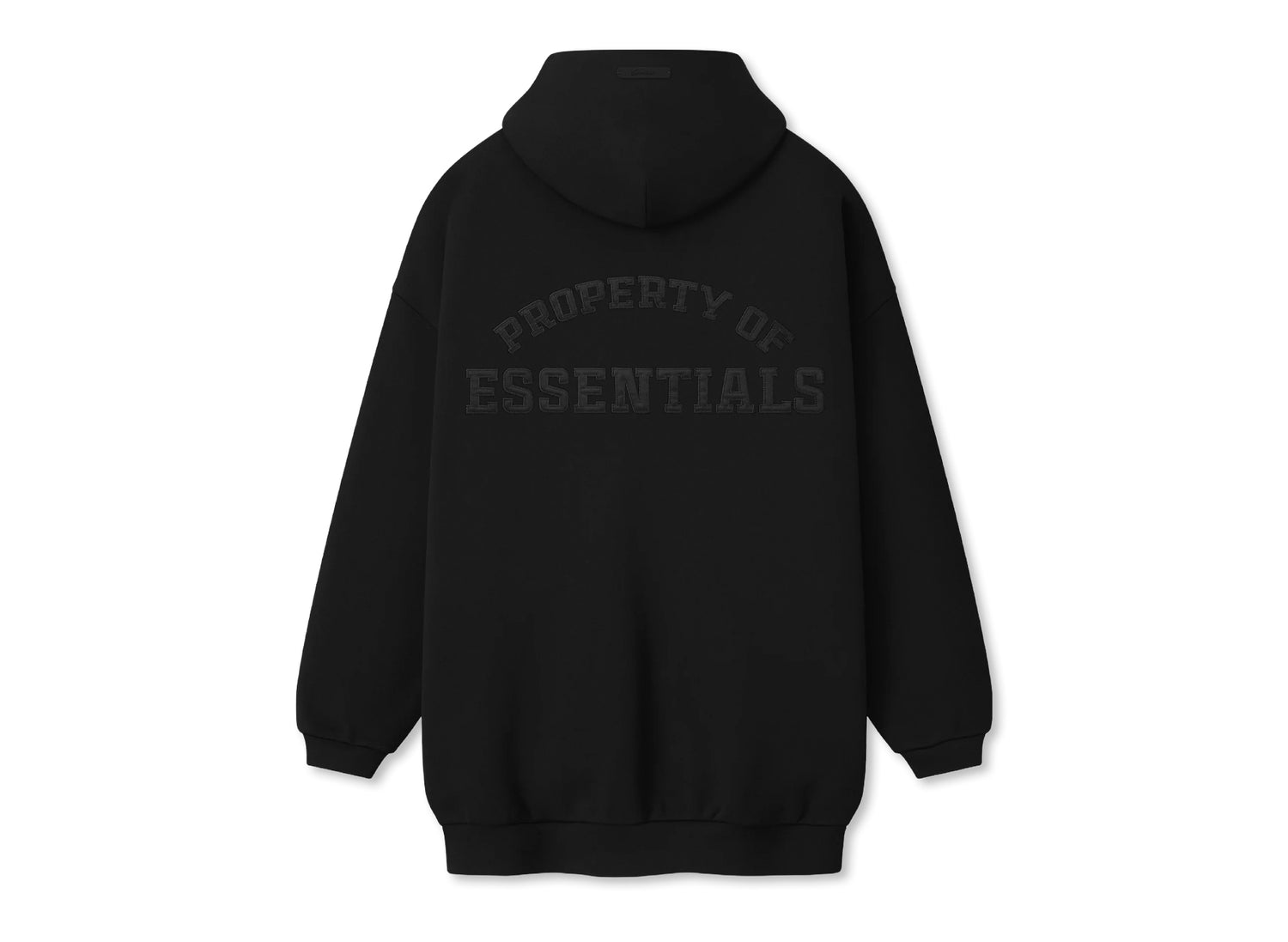 Fear of God Essentials Property Lounge Long Zip Hoodie 'Black' — view 2