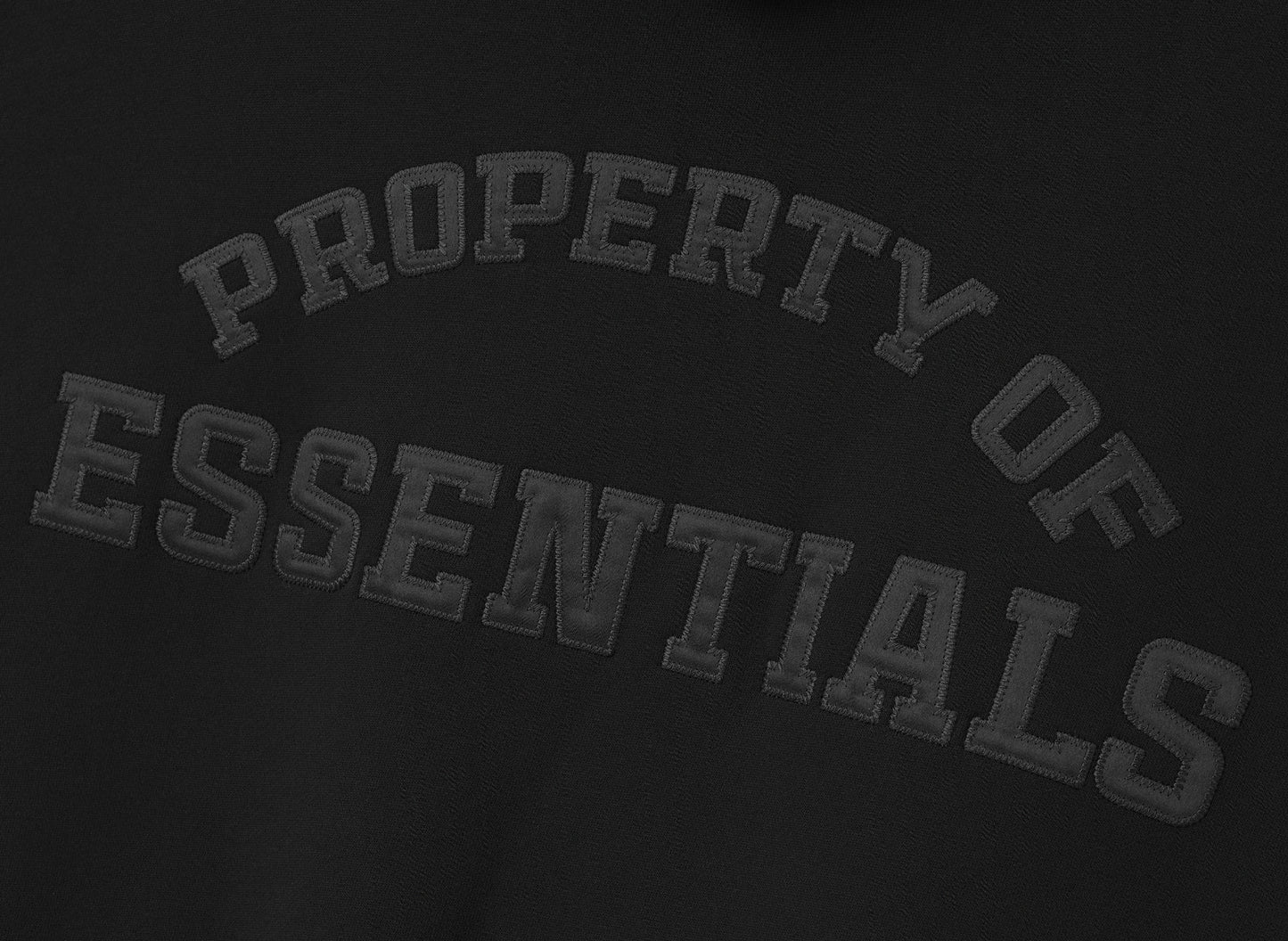 Fear of God Essentials Property Lounge Long Zip Hoodie 'Black' — view 3