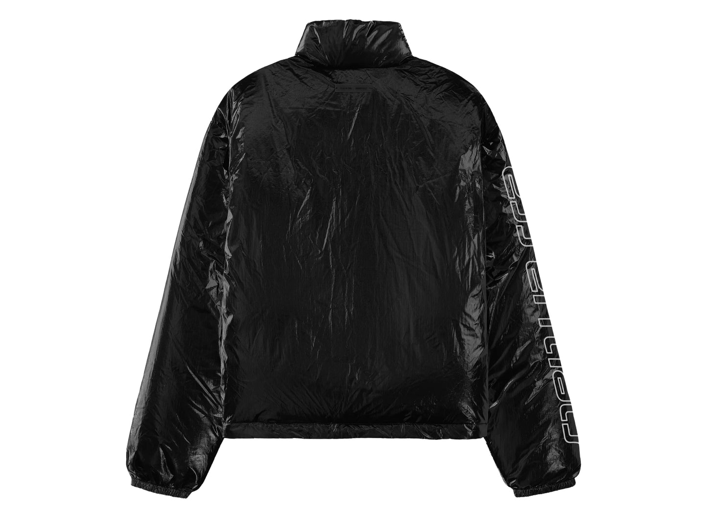 Fear of God Essentials Puffer Jacket 'Metallic Black' — view 2