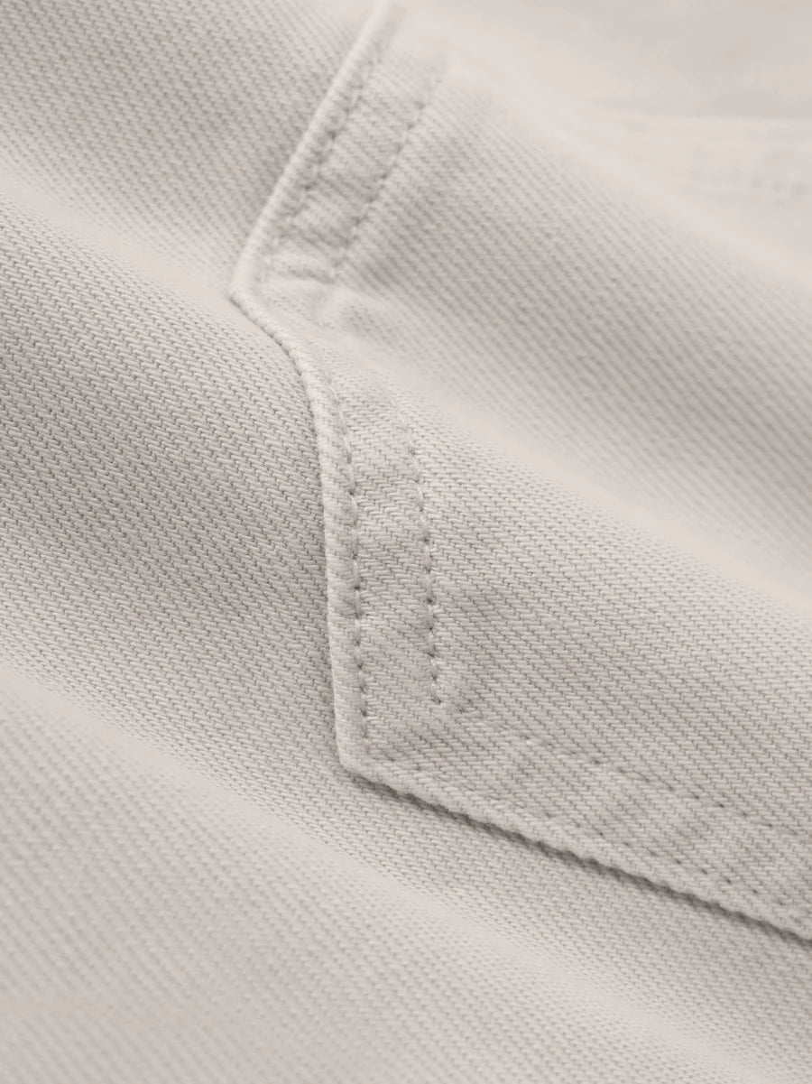 Fear of God Essentials Relaxed 5 Pocket Jeans in Silver Cloud - view 2