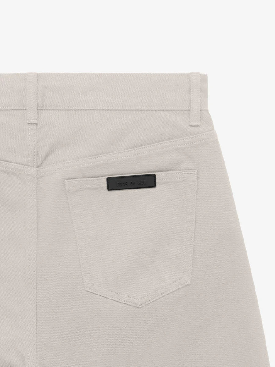 Fear of God Essentials Relaxed 5 Pocket Jeans in Silver Cloud - view 4