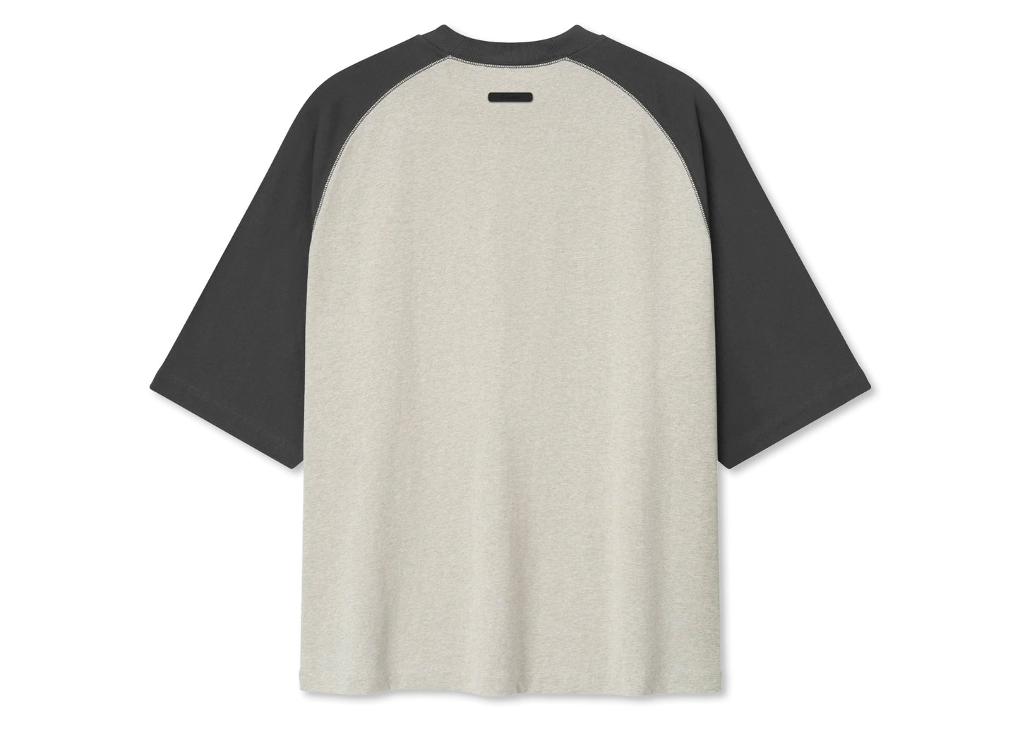 Fear of God Essentials Signature Baseball Tee 'Heather Stone / Iron Grey' — view 2