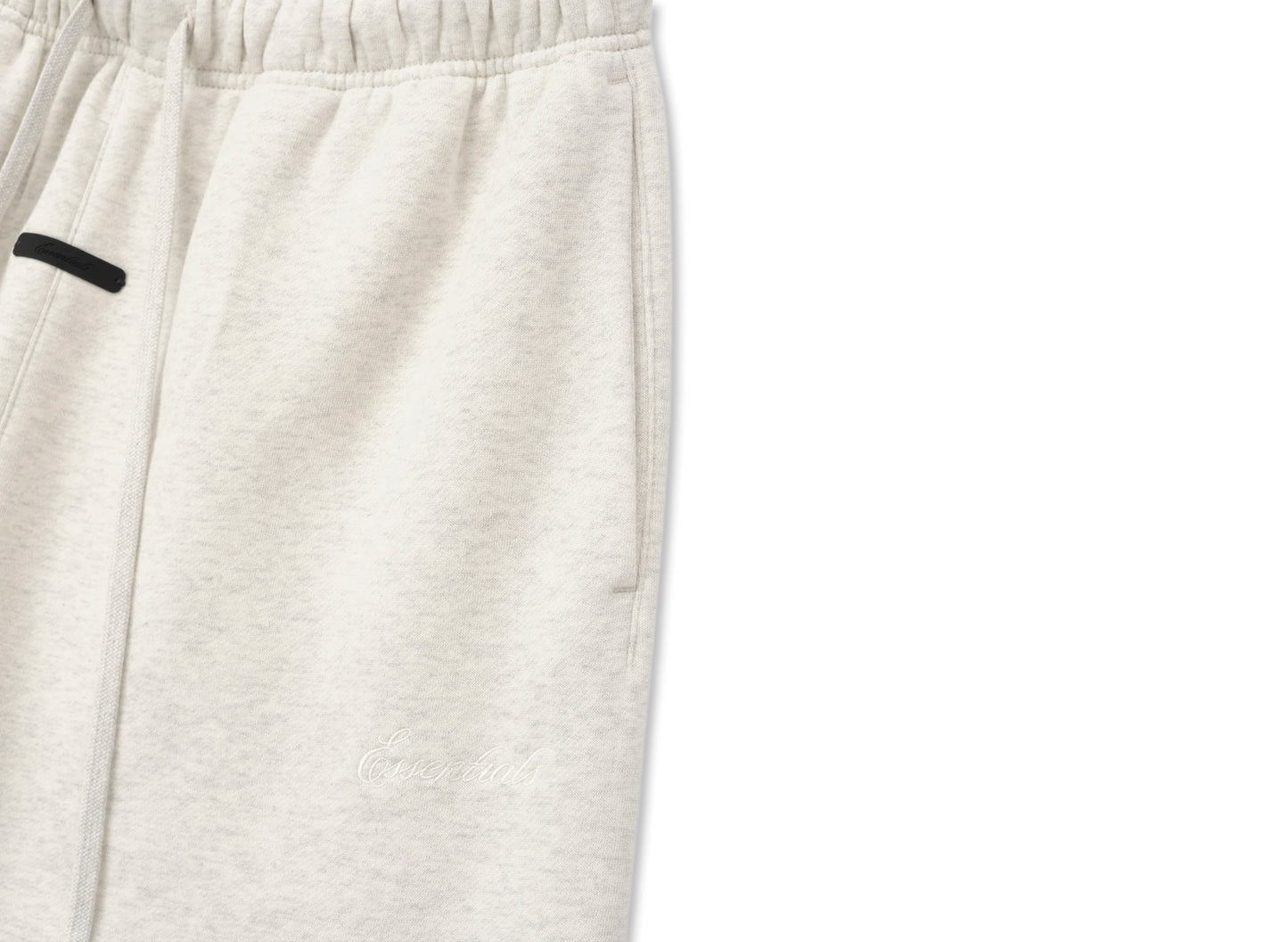 Fear of God Essentials Signature Classic Fit Flare Sweatpant 'Oatmeal Heather' — view 3