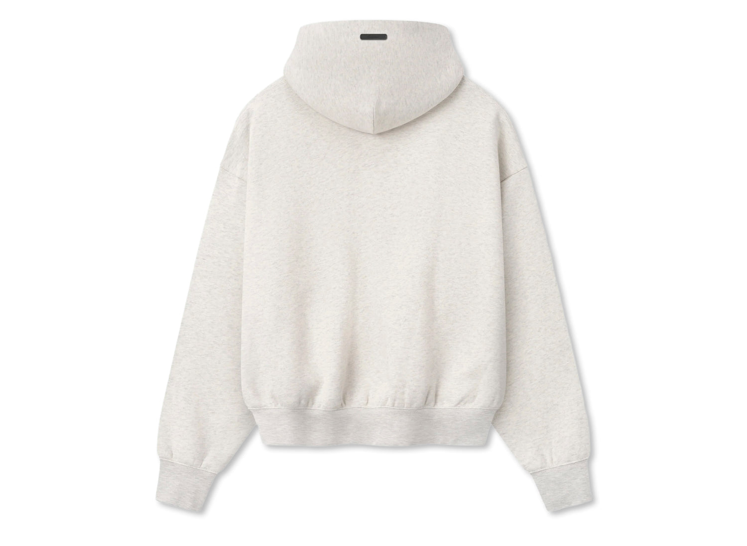 Fear of God Essentials Signature Classic Full Zip Hoodie 'Oatmeal Heather' — view 2