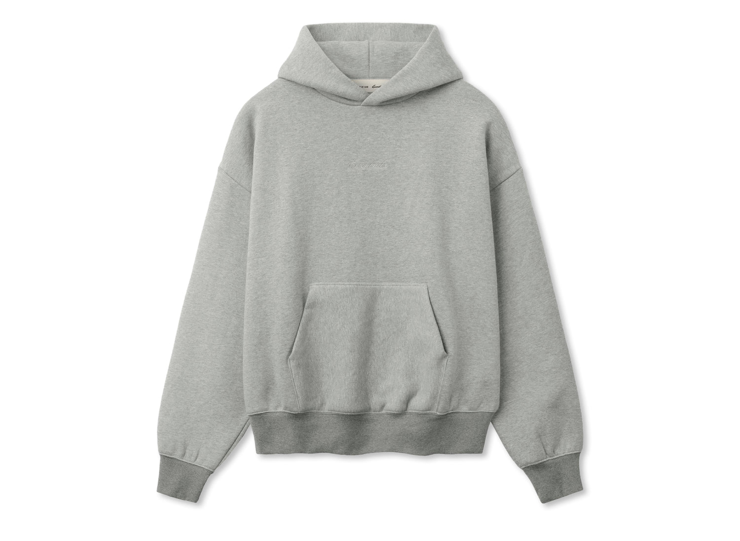 Fear of God Essentials Signature Classic Hoodie 'Concrete Heather'