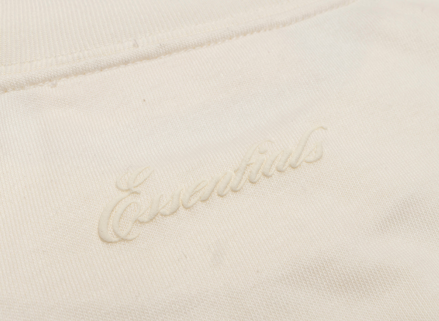 Fear of God Essentials Signature Long Sleeve 'Ivory' — view 3