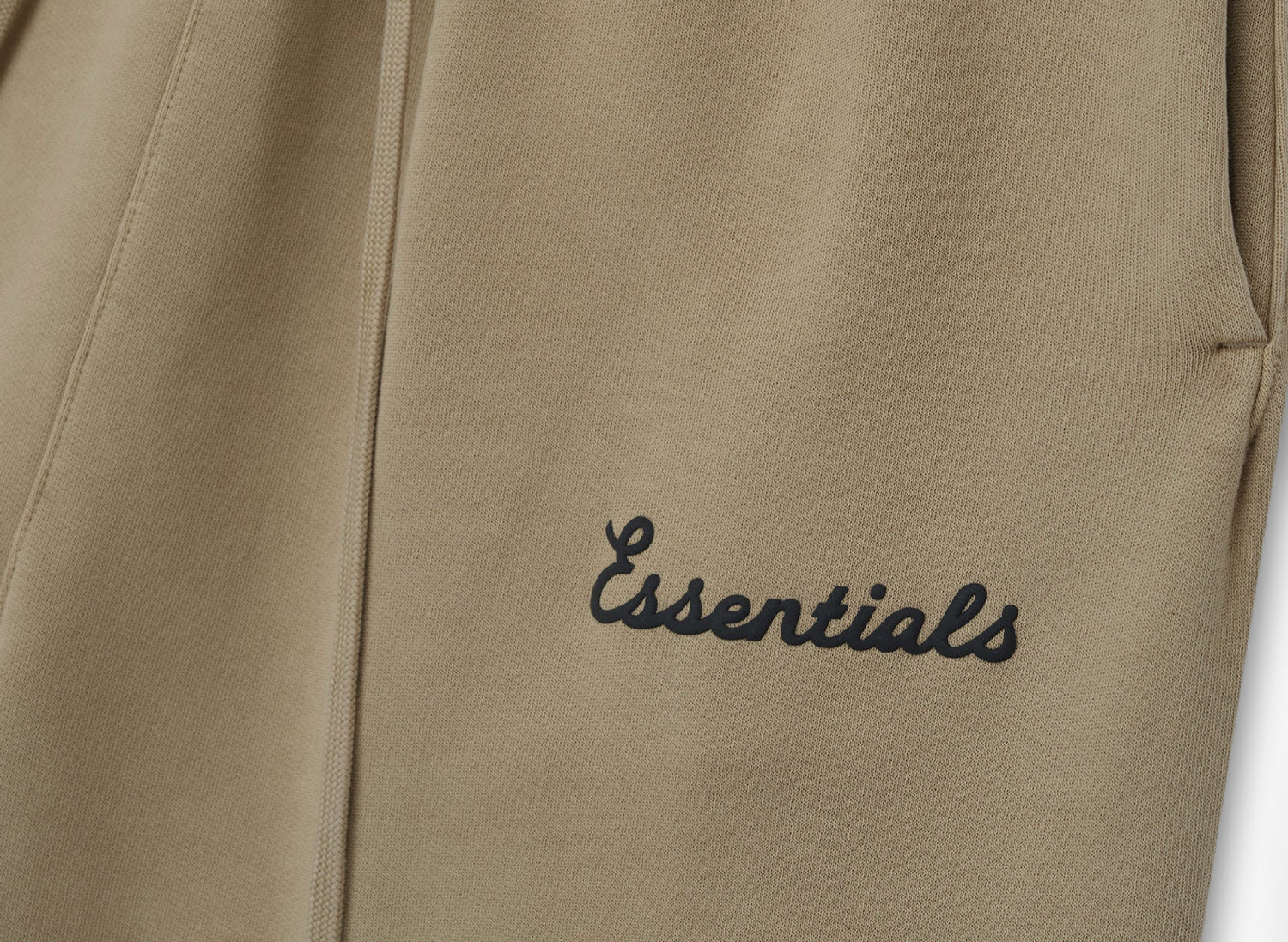 Fear of God Essentials Training Classic Fit Flare Sweatpant 'Faded Dune' — view 3