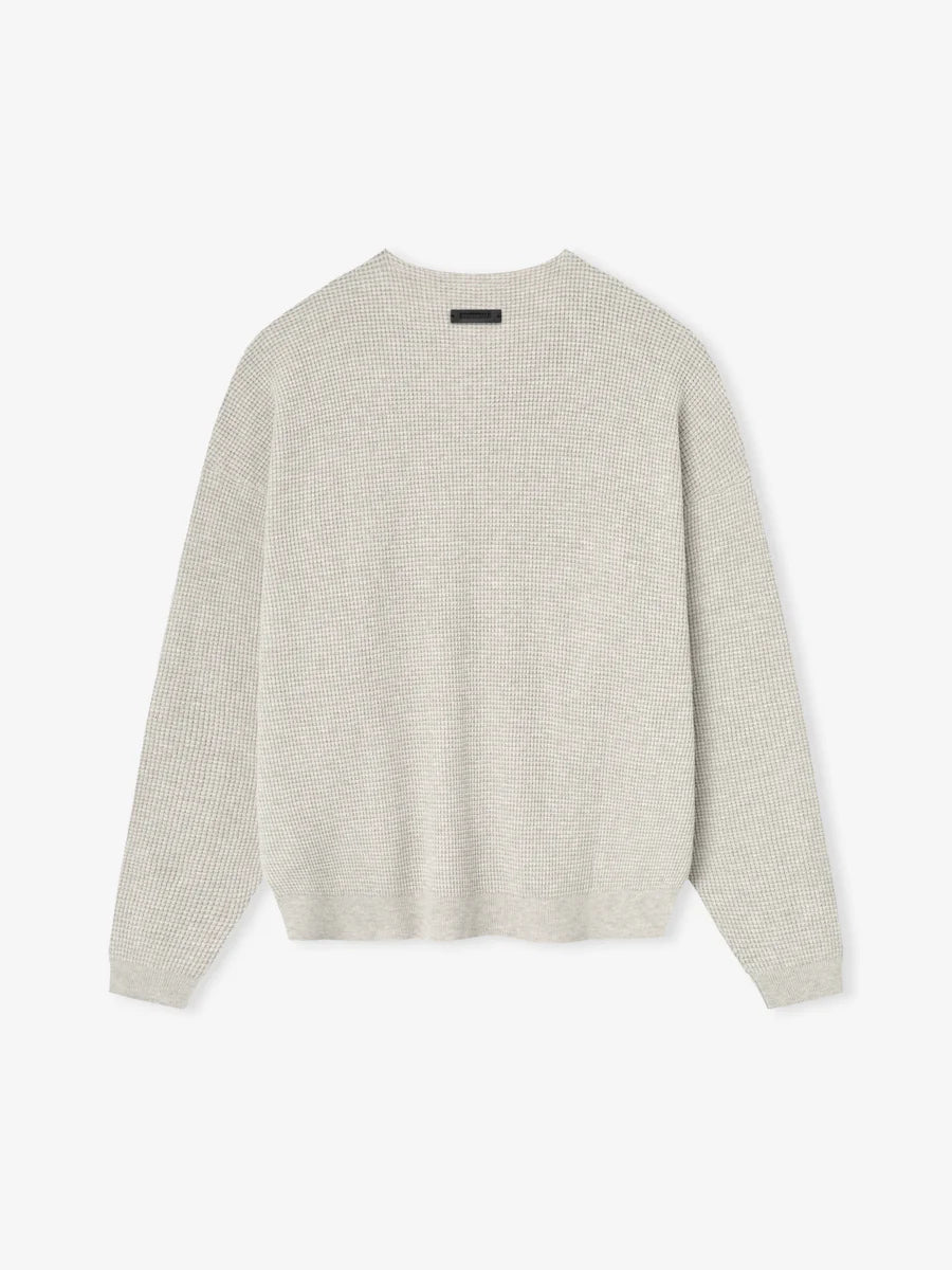 Fear of God Essentials Waffle Long Sleeve Crewneck Sweater - view 2