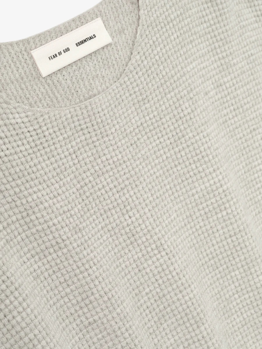 Fear of God Essentials Waffle Long Sleeve Crewneck Sweater - view 3