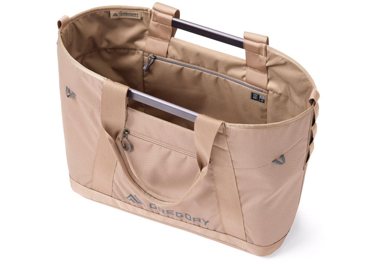 Gregory Alpaca Utility Tote 50L in Mirage Tan — view 2