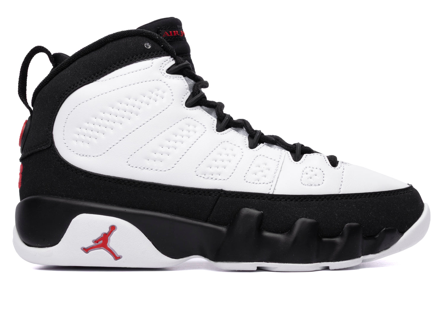 Air Jordan 9 Retro Space Jam White True Red Black view 1