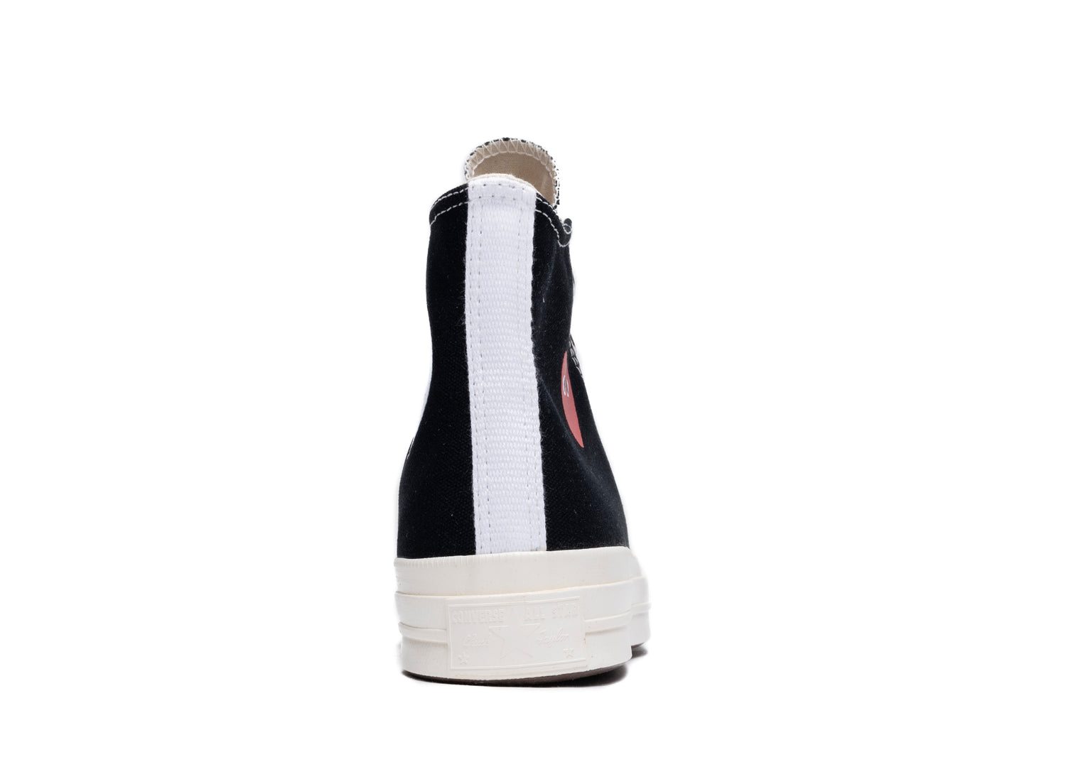 GS Converse Comme des Garçons Play Chuck 70 Hi in Black - view 2