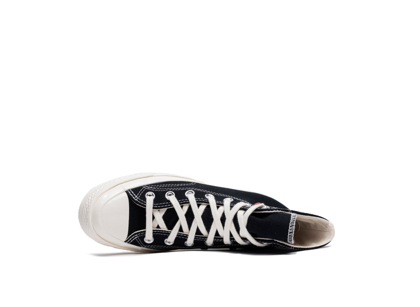 GS Converse Comme des Garçons Play Chuck 70 Hi in Black - view 4