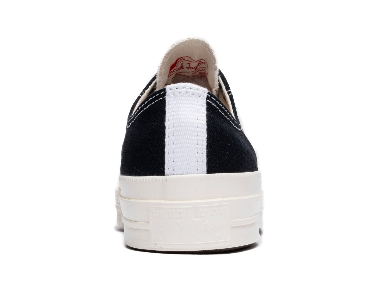 GS Converse Comme des Garçons Play Chuck 70 Low in Black - view 2