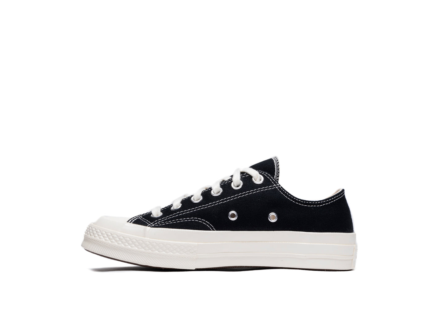 GS Converse Comme des Garçons Play Chuck 70 Low in Black - view 3