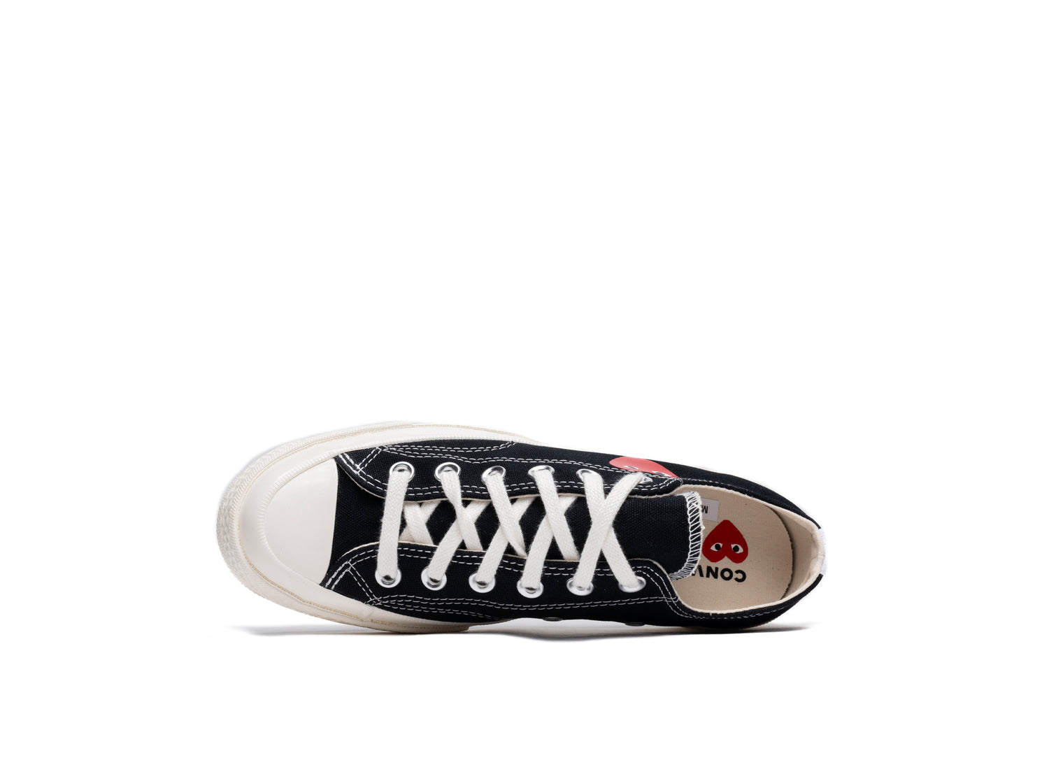 GS Converse Comme des Garçons Play Chuck 70 Low in Black - view 4