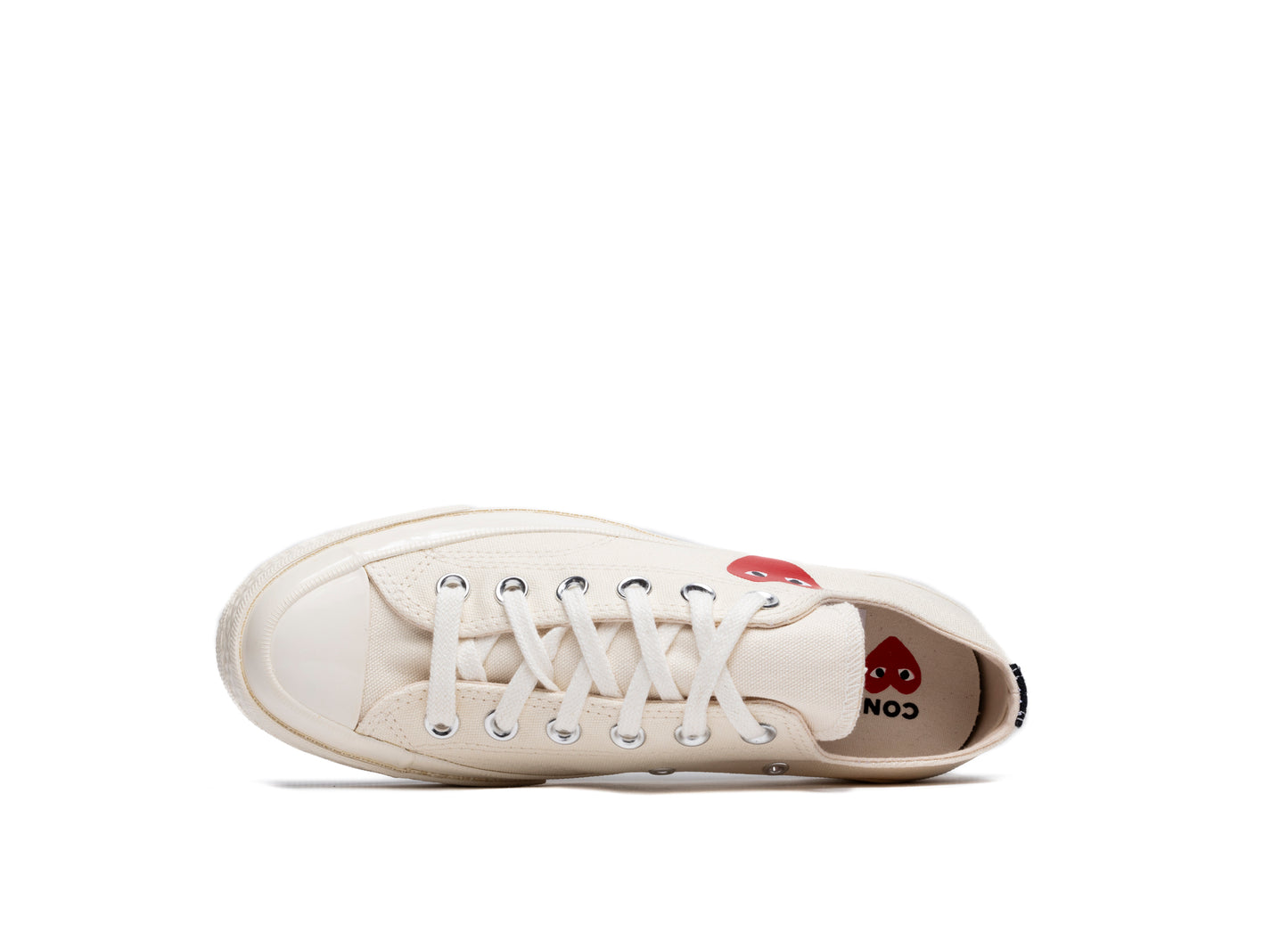 GS Converse Comme des Garçons Play Chuck 70 Low in Cream - view 4