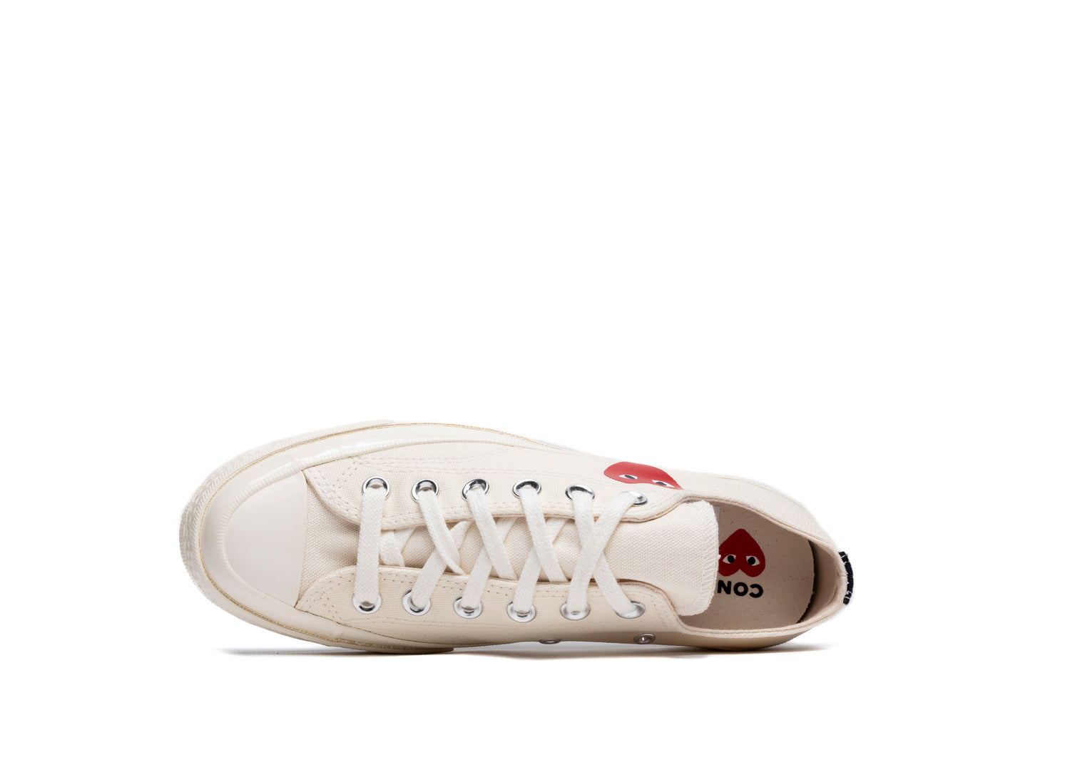 GS Converse Comme des Garçons Play Chuck 70 Low in Cream - view 4