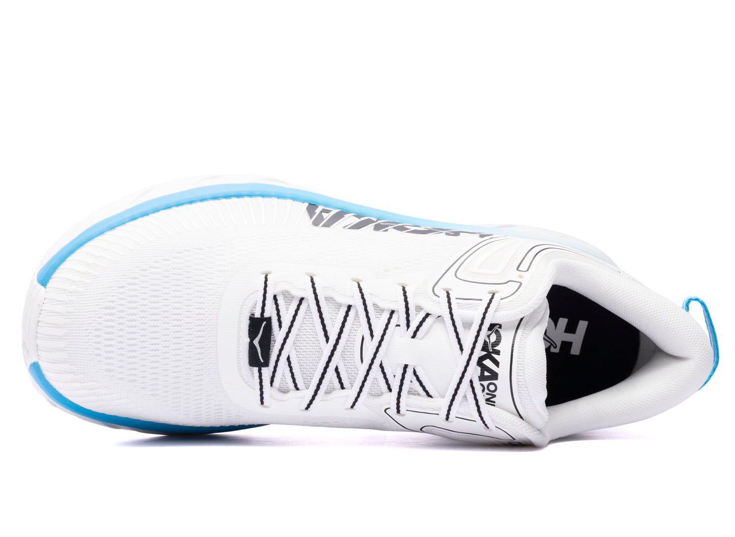 Hoka Bondi 7 'White / Skyward Blue' — view 4