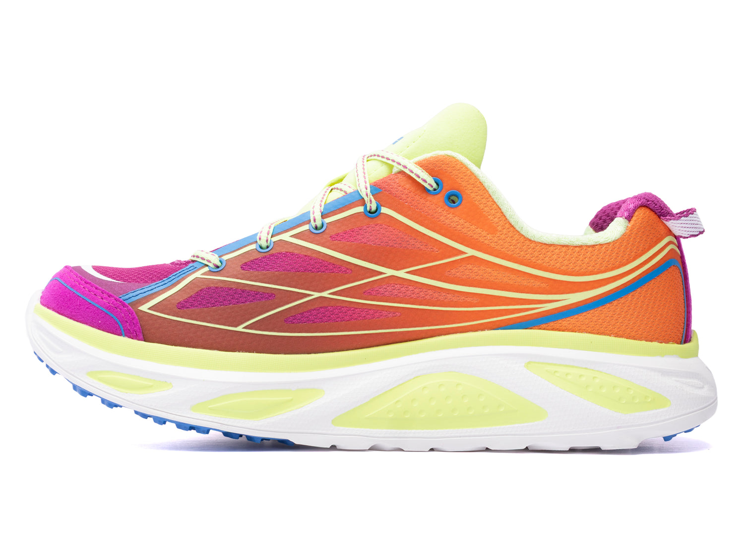 Hoka Huaka Pro 'Fuchsia / Neon Yuzu' — view 3