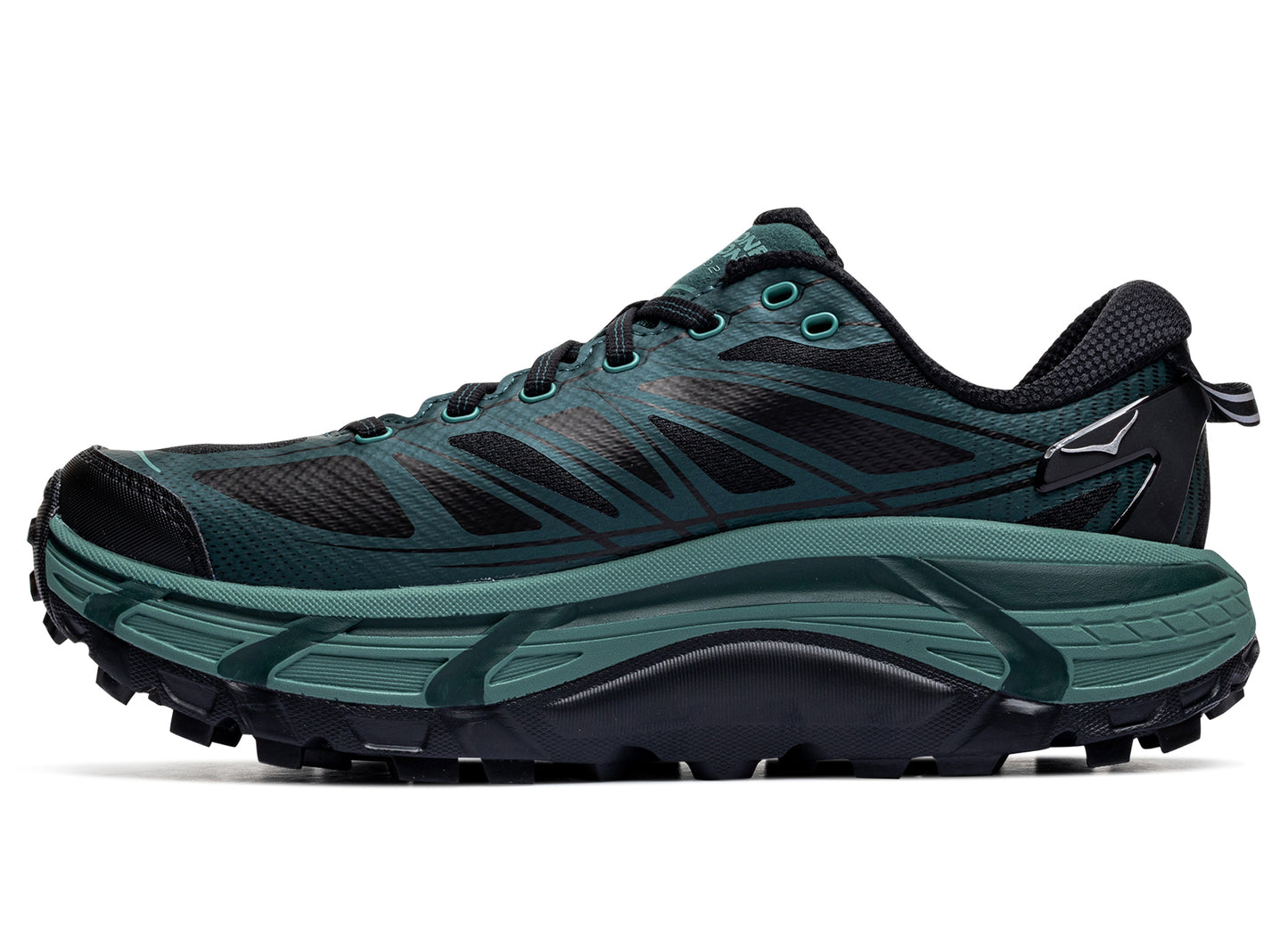 Unisex Hoka Mafate Speed 2 in Black / Bay Leaf — view 3