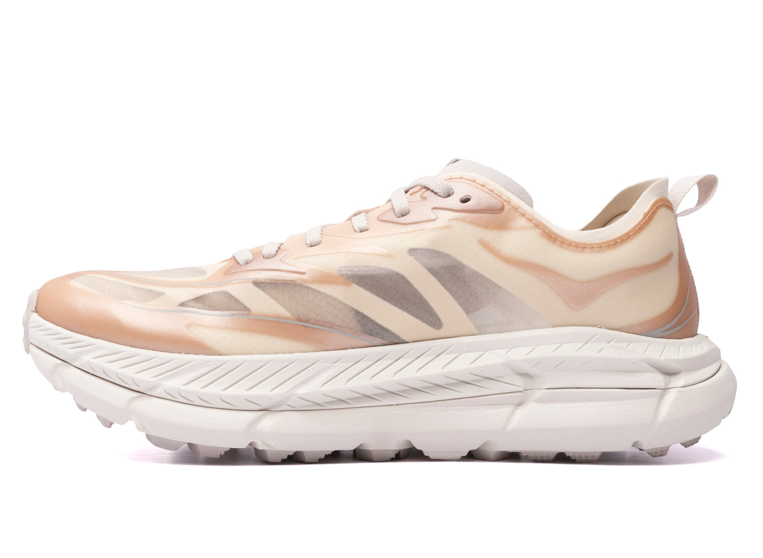 Hoka Mafate Speed 4 Lite 'Oat Milk / River Rock Grey' — view 3