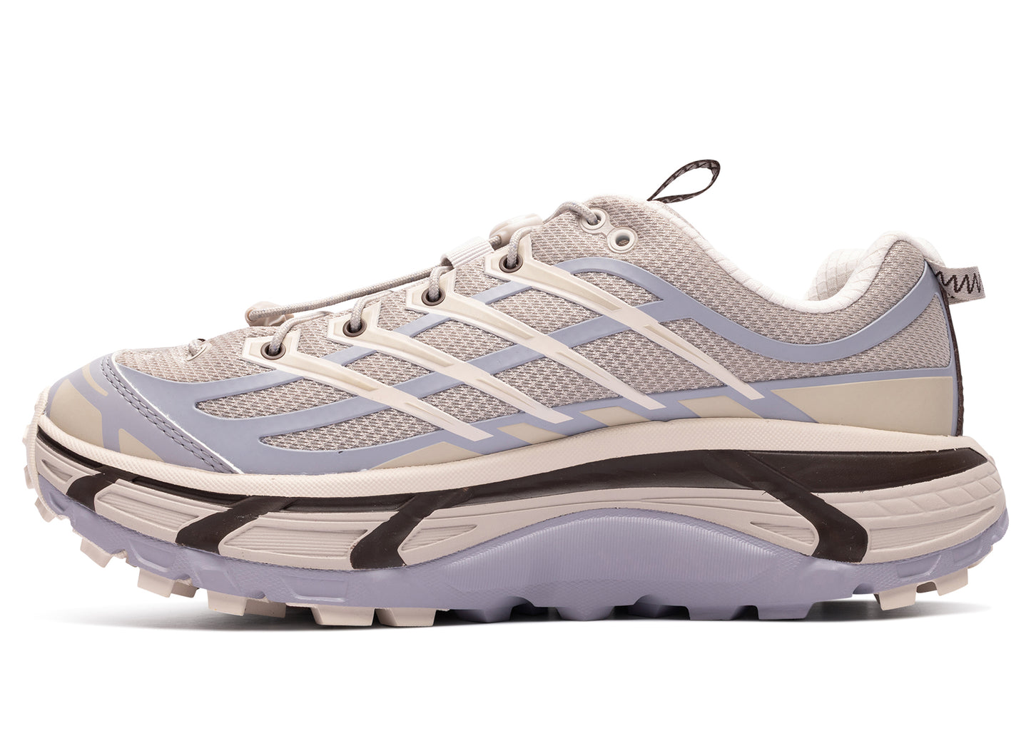 Unisex Hoka Mafate Three2 Wordmark 'Putty / Foggy Grey' — view 3