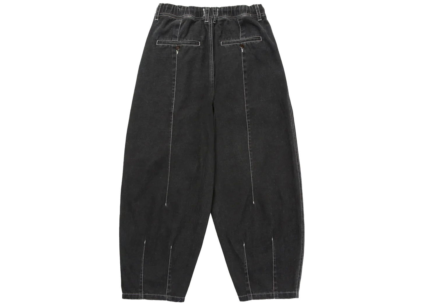 Honor the Gift Twill Baggy Pants in Black - view 2