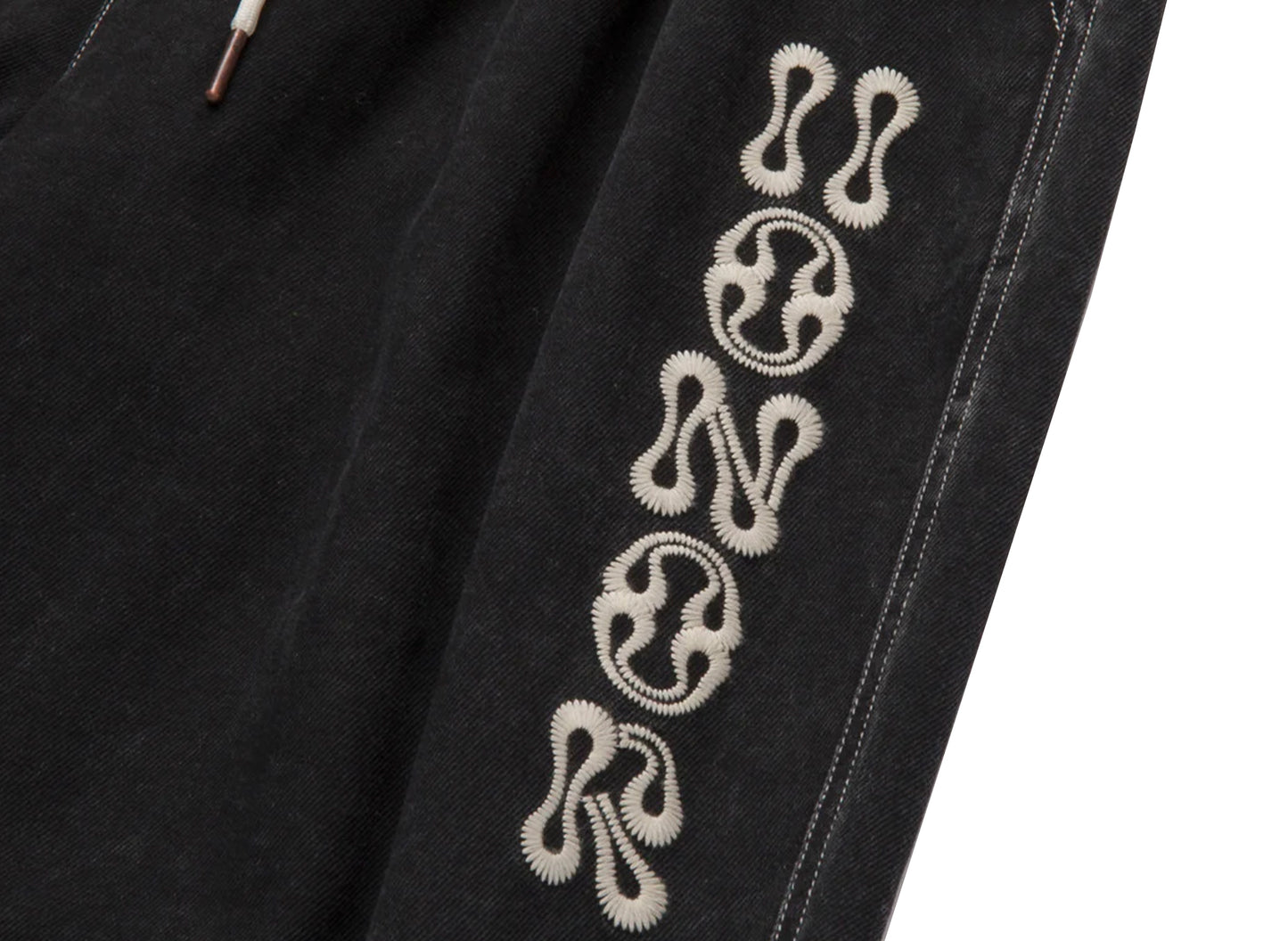 Honor the Gift Twill Baggy Pants in Black - view 3