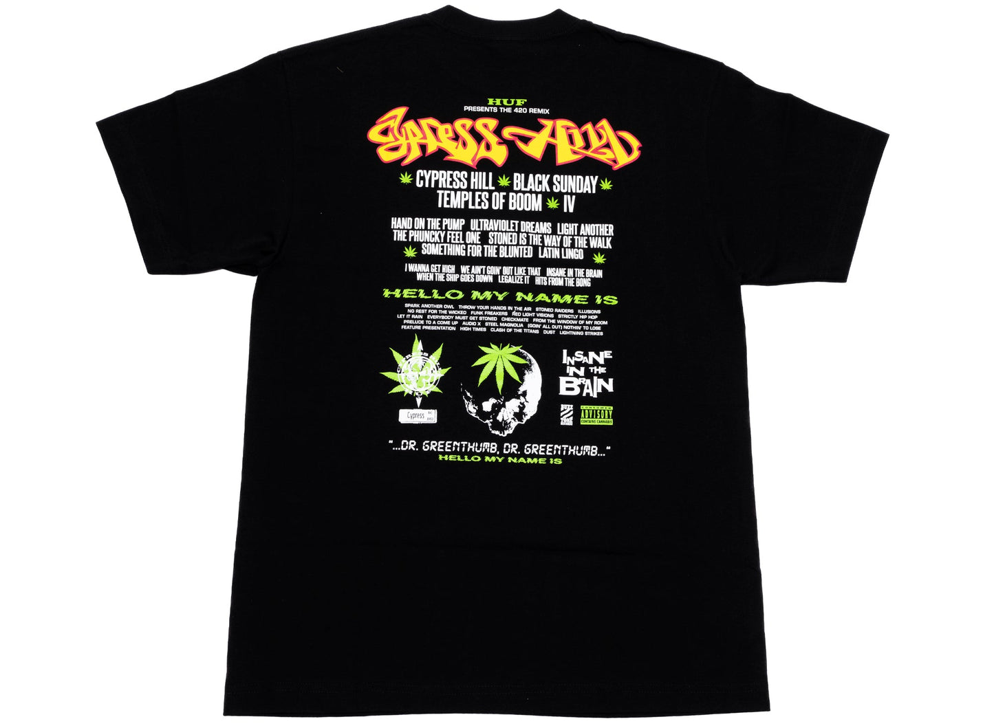 HUF x Cypress Hill Dr Greenthumb S/S Tee - view 2