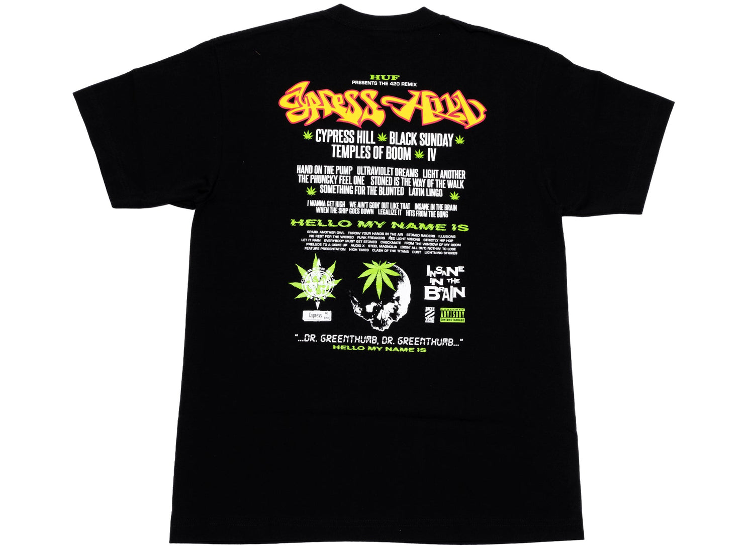 HUF x Cypress Hill Dr Greenthumb S/S Tee - view 2