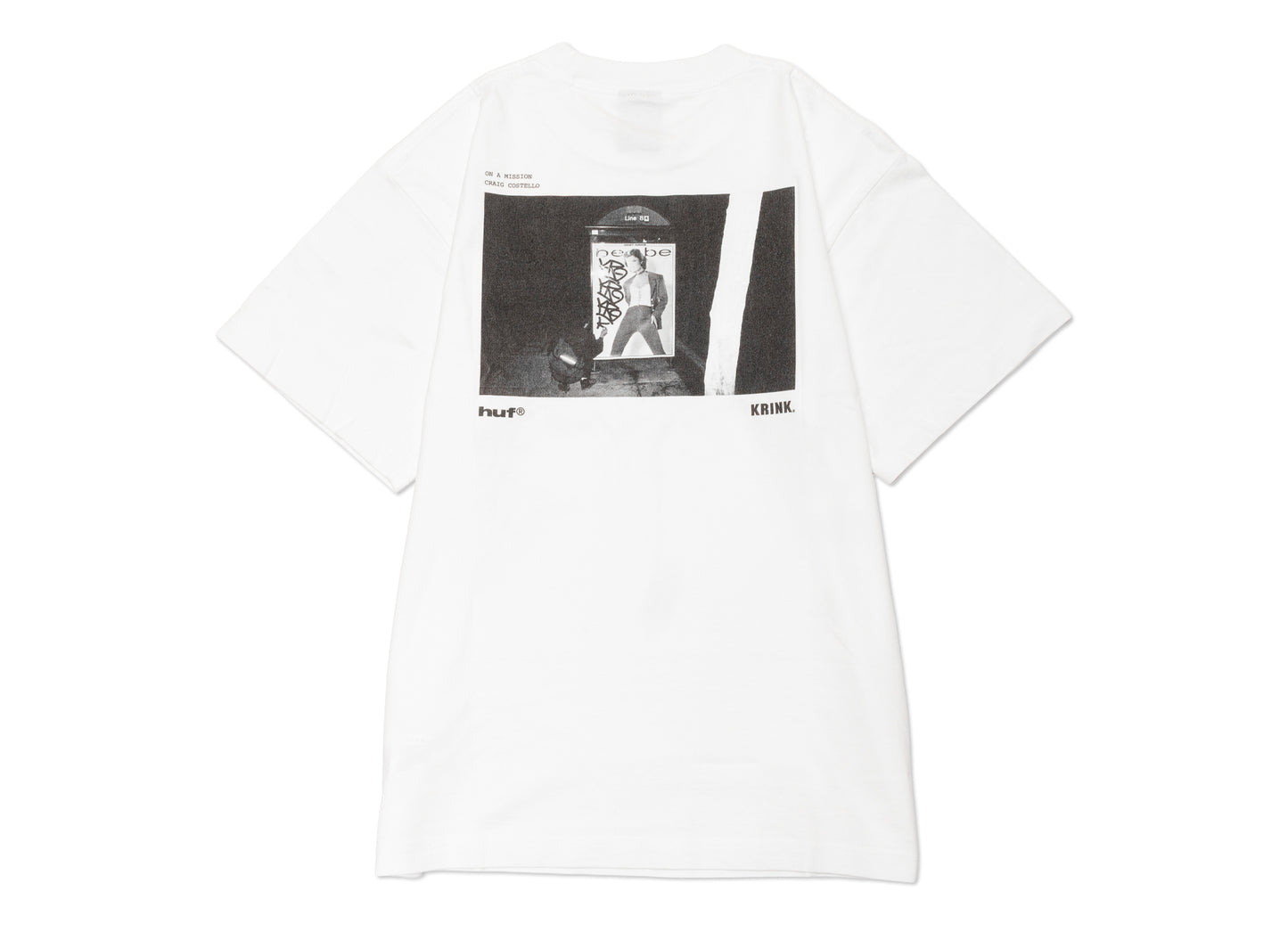 HUF x Krink OAM SS Tee in White — view 2