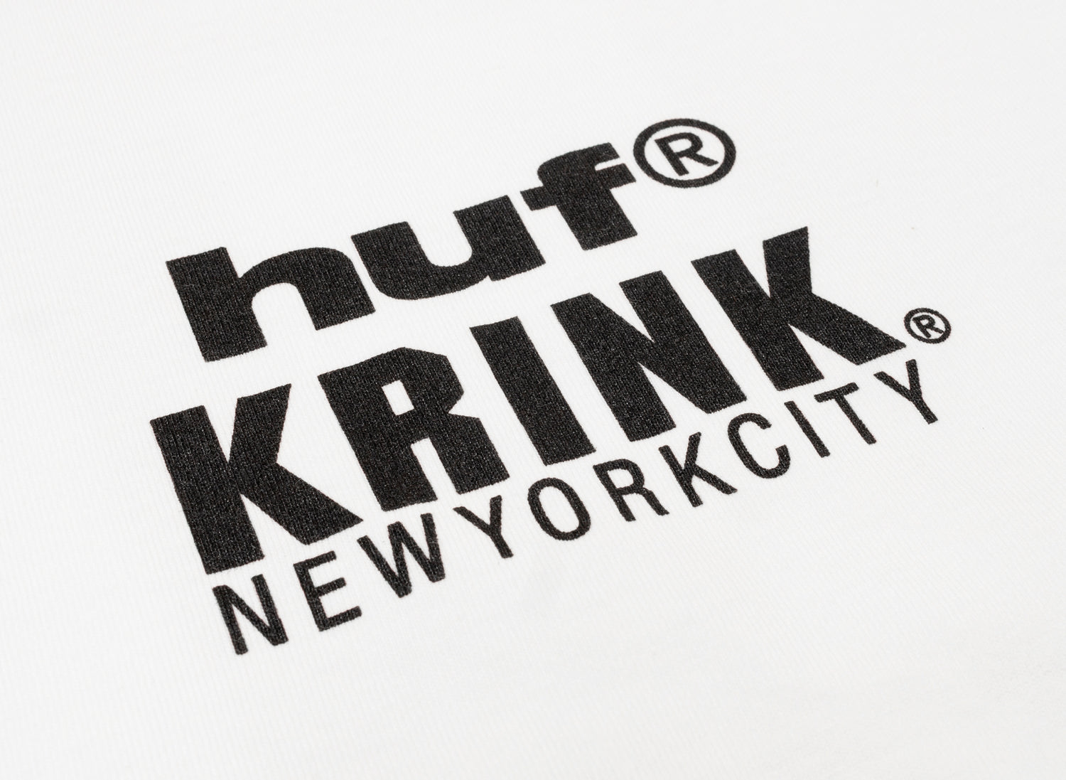 HUF x Krink OAM SS Tee in White — view 3