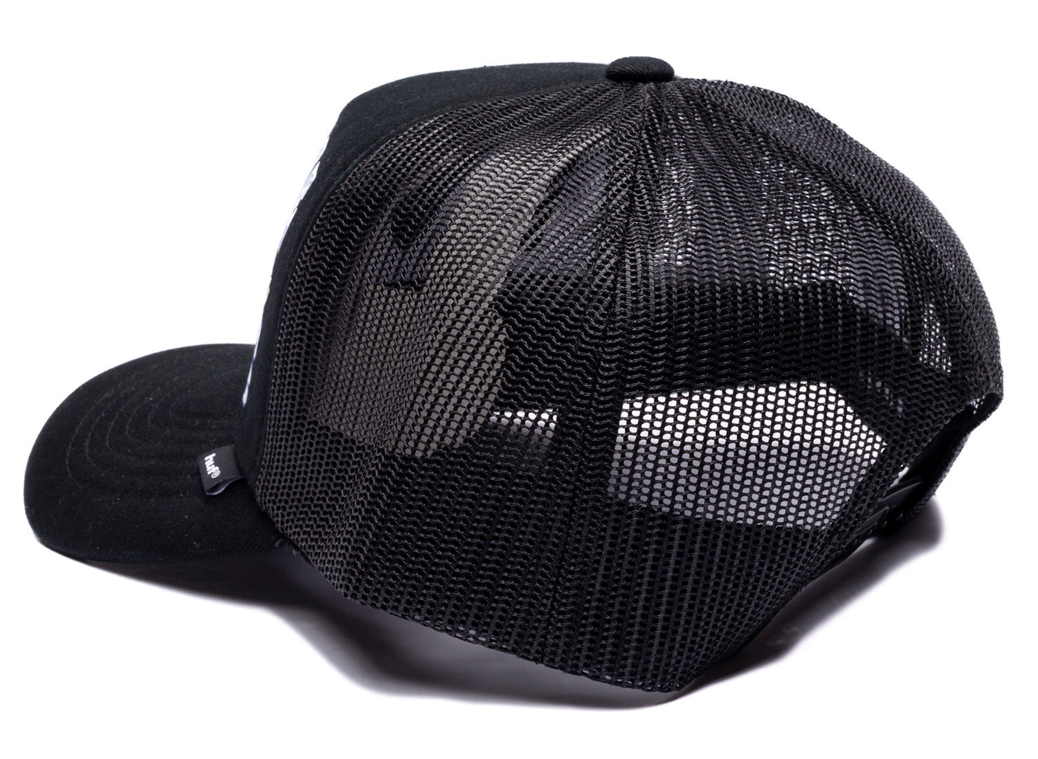 HUF x Mac Dre Trucker Hat in Black — view 2