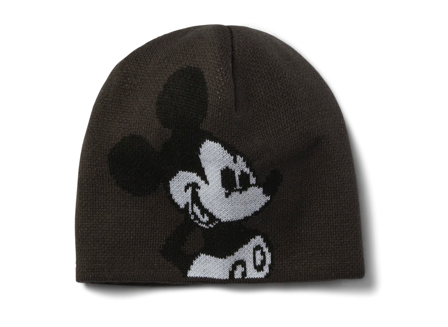 HUF x Mickey Skull Beanie in Black - view 2