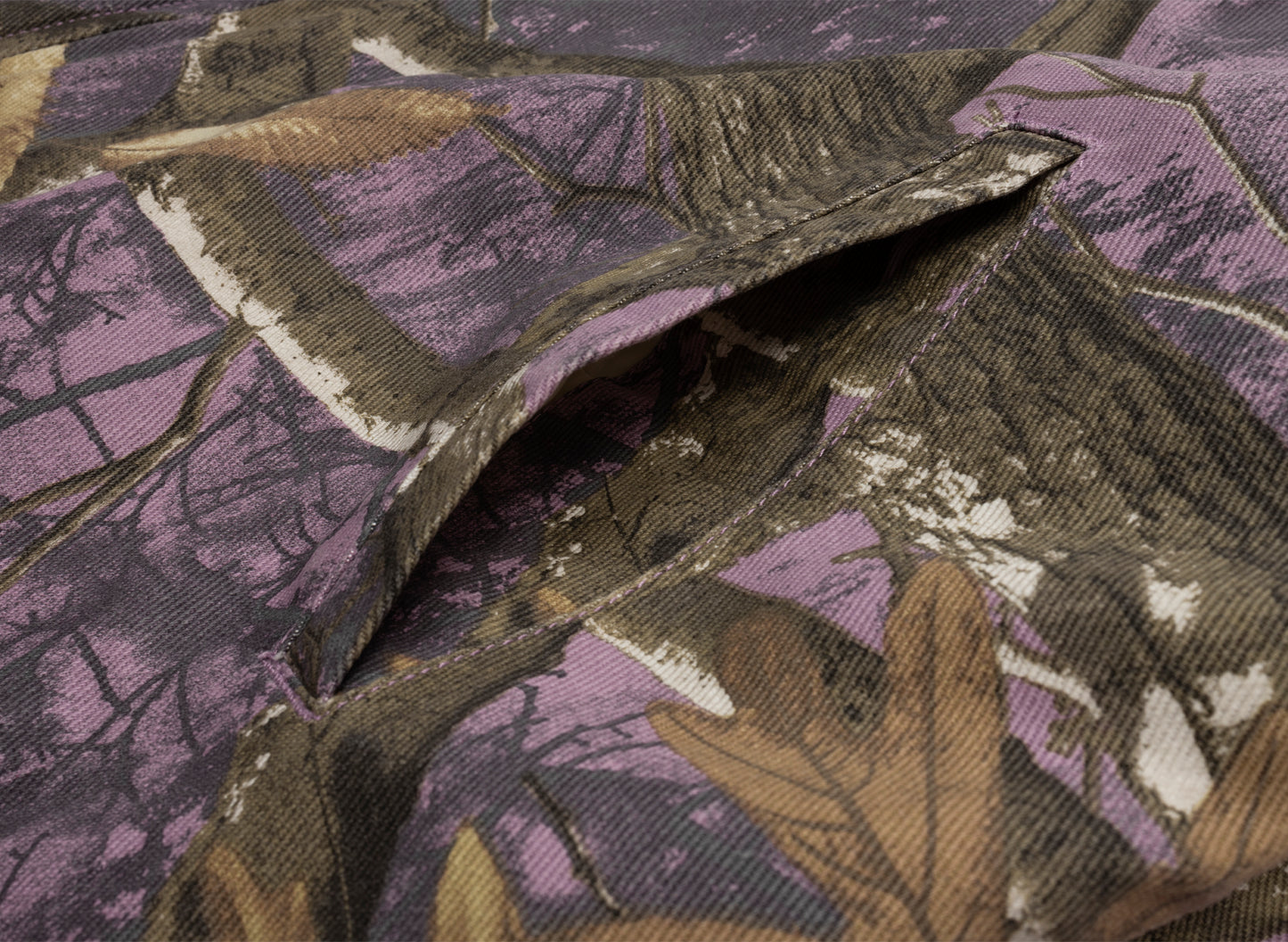 HUF x Realtree Megablast Work Jacket in Lilac - view 3