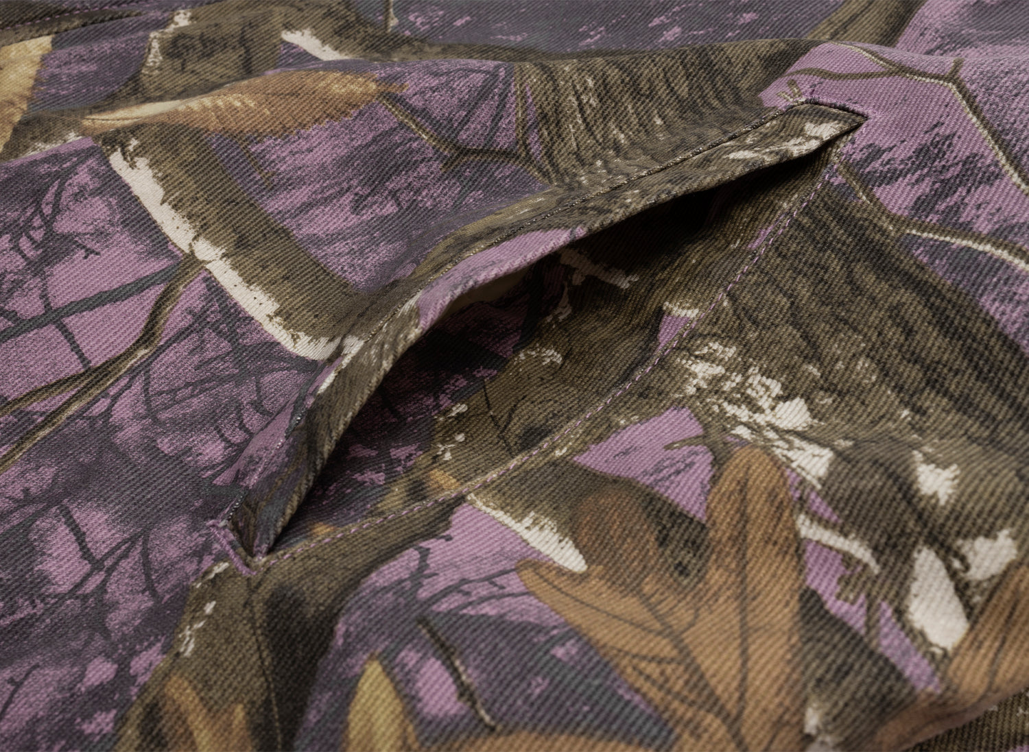 HUF x Realtree Megablast Work Jacket in Lilac - view 3