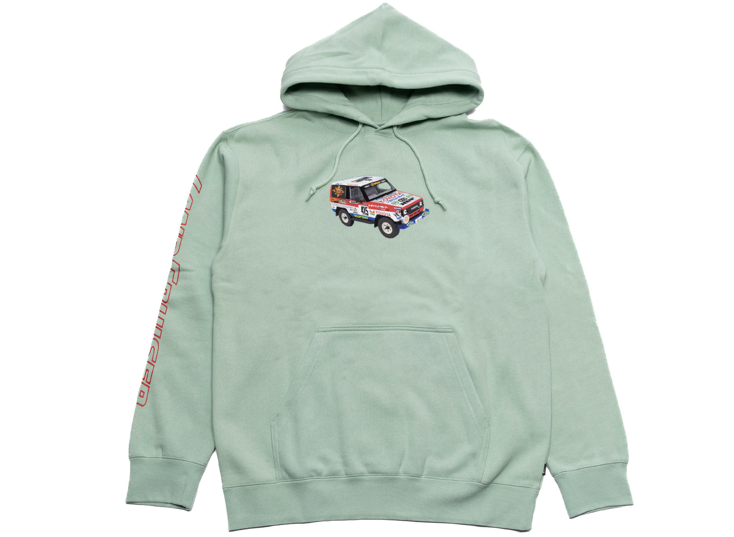 HUF x Toyota Sahara Rally Pullover Hoodie in Spring Green - view 2