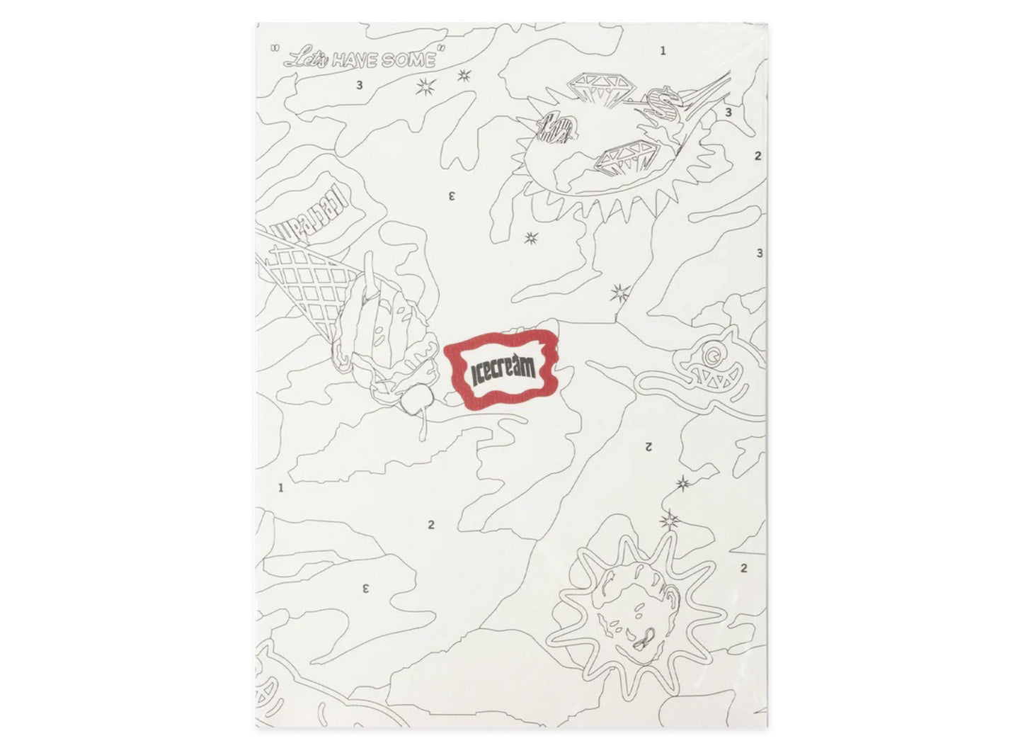 Ice Cream Coloring Book
