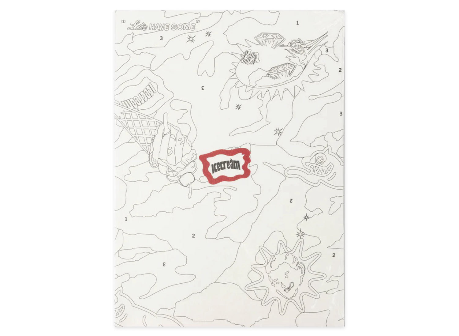 Ice Cream Coloring Book