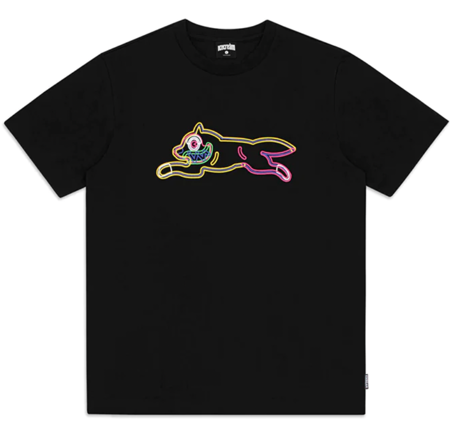 Ice Cream Outline S/S Tee in Black