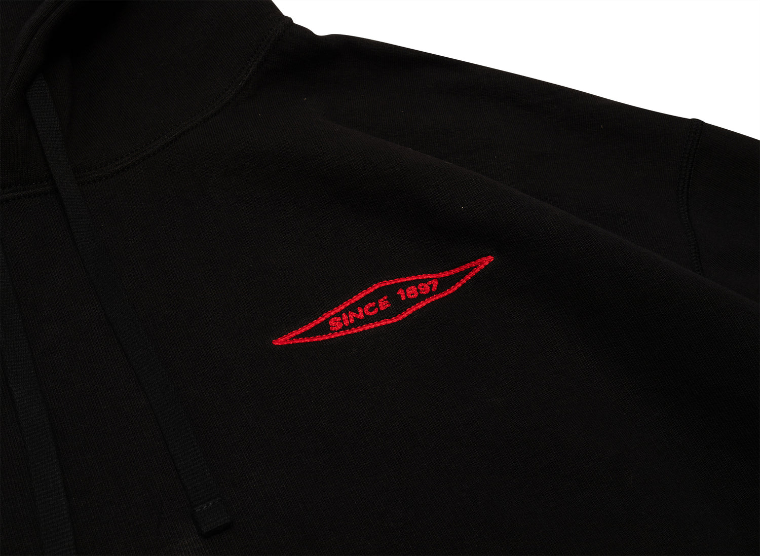 Junya Watanabe Hoodie in Black x Red - view 2