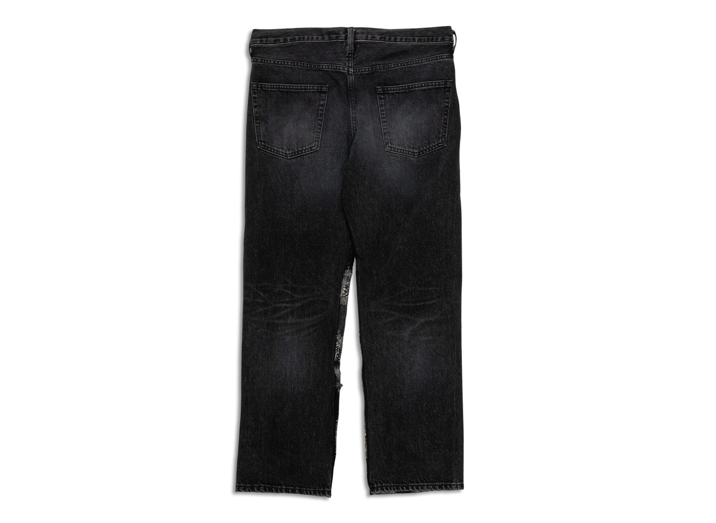Junya Watanabe MAN Monotone Patchwork Jeans - view 3