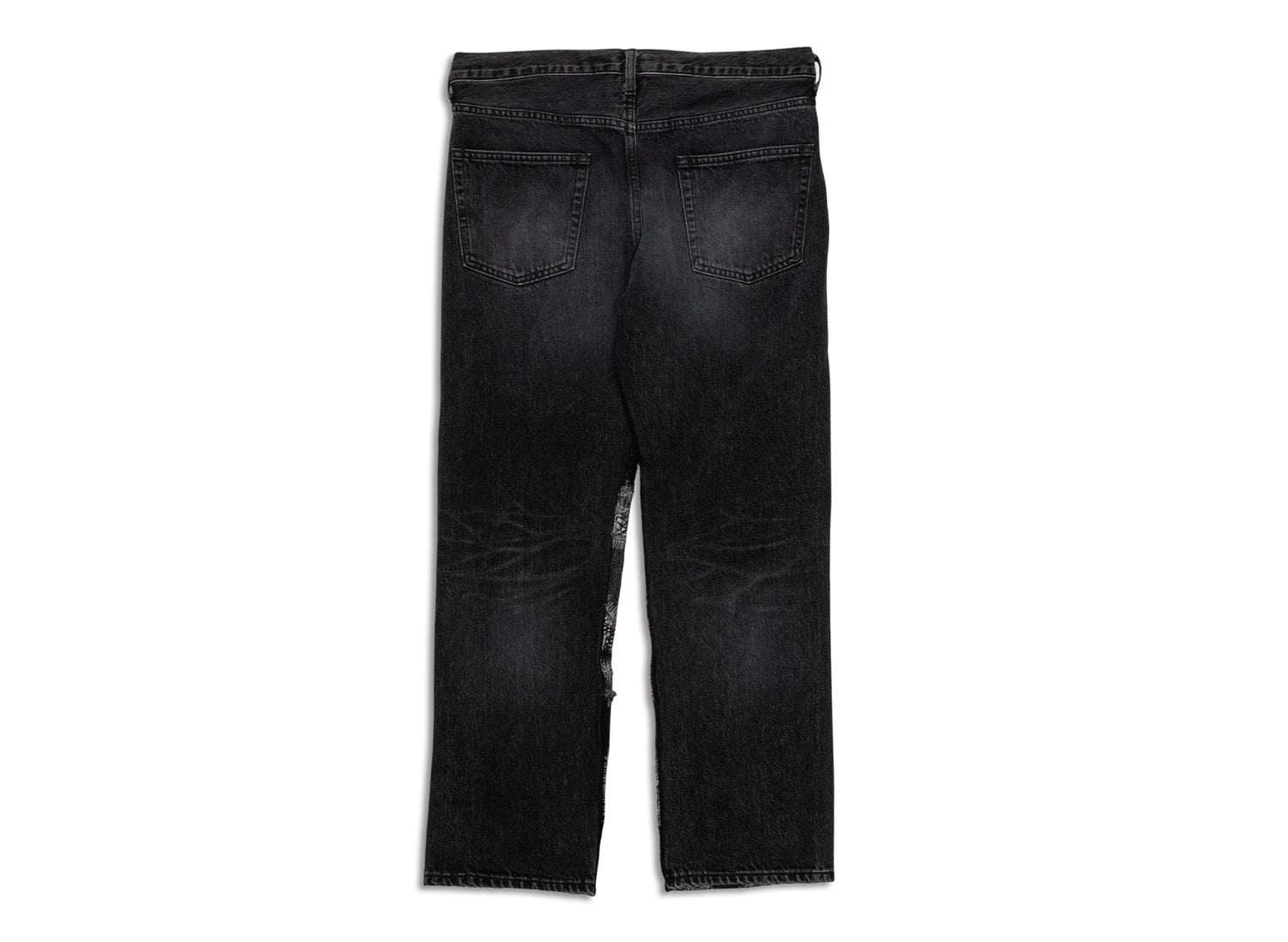 Junya Watanabe MAN Monotone Patchwork Jeans - view 3