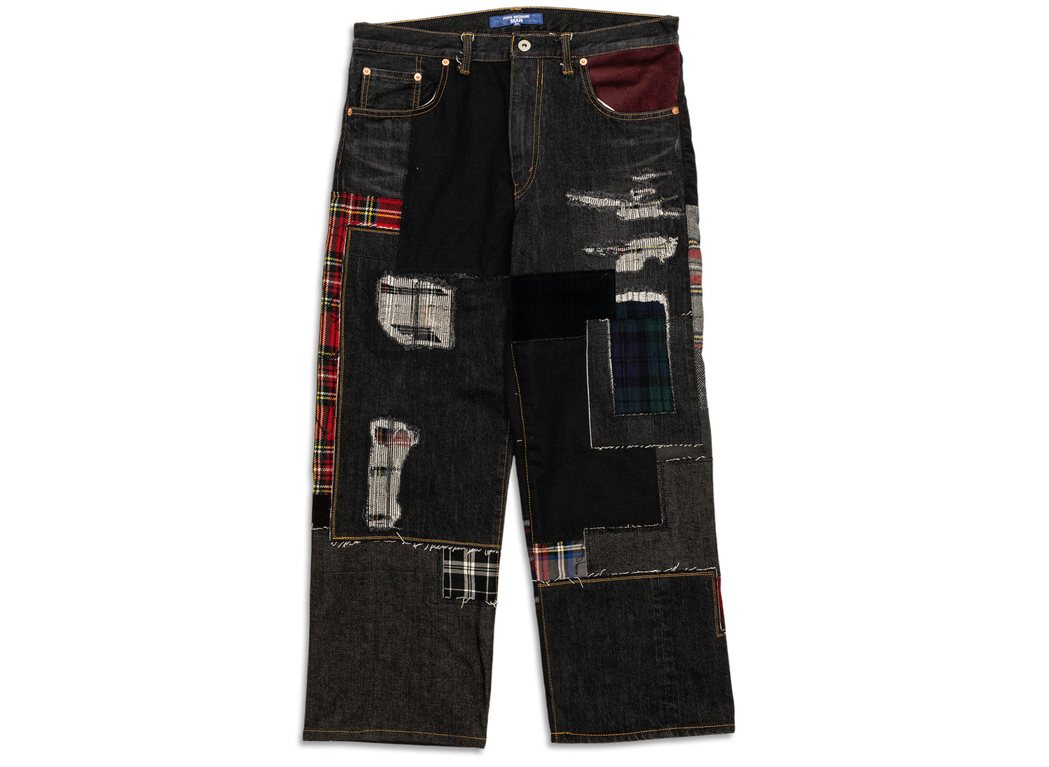 パンツ JUNYA WATANABE MAN/BORO Patch-work Pants Junya Watanabe MAN Patchwork Jeans | Oneness Boutique