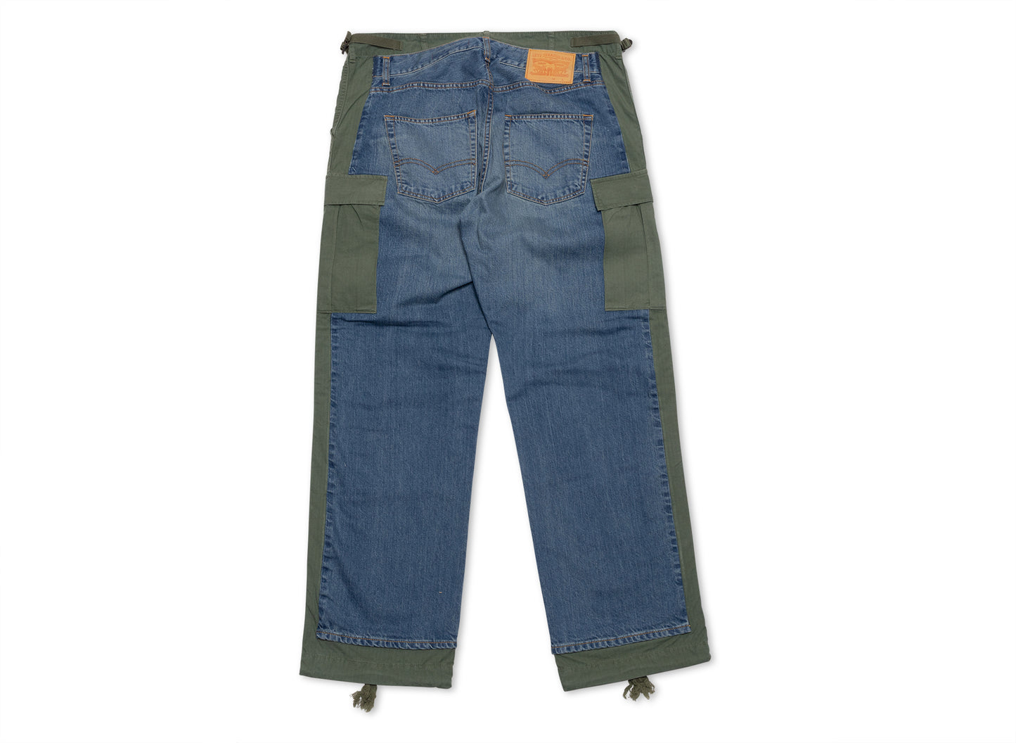 Junya Watanabe Pants in Indigo / Green — view 4