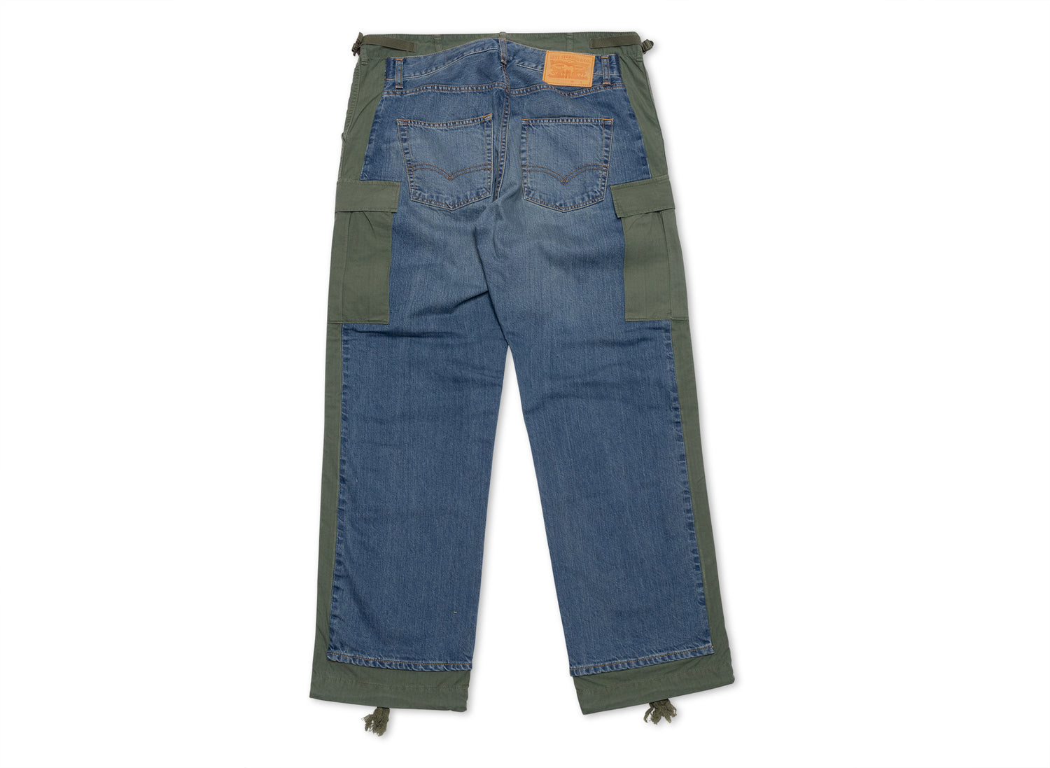 Junya Watanabe Pants in Indigo / Green — view 4