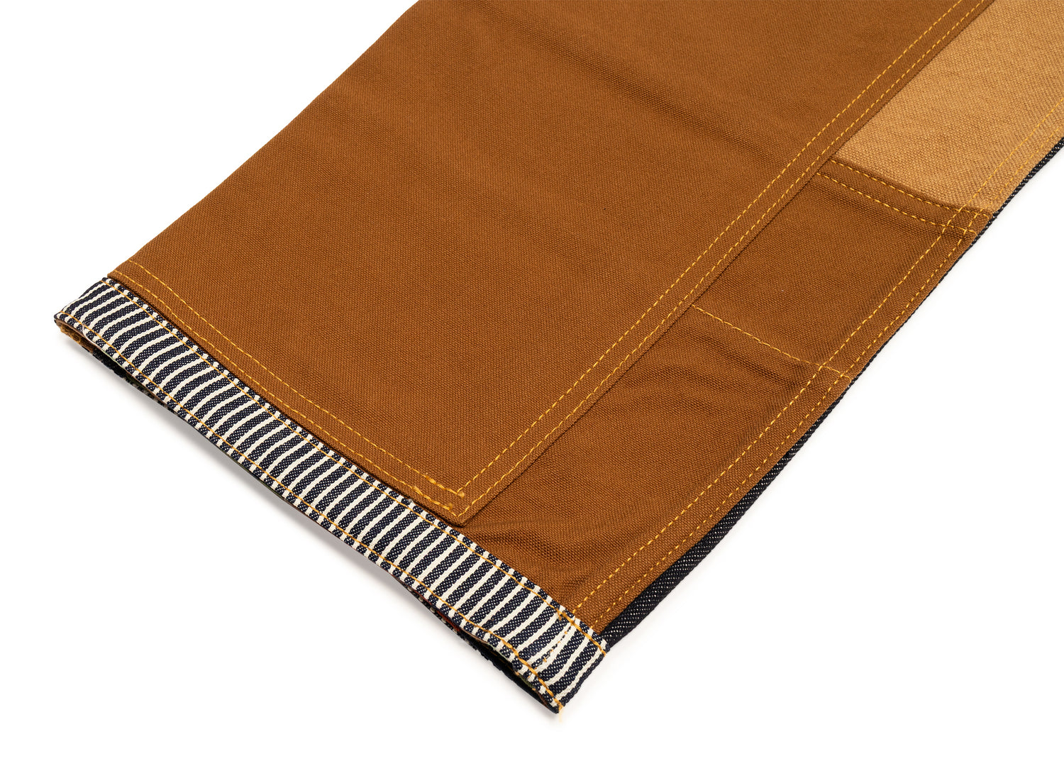 Junya Watanabe Pants in Indigo x Camel - view 3